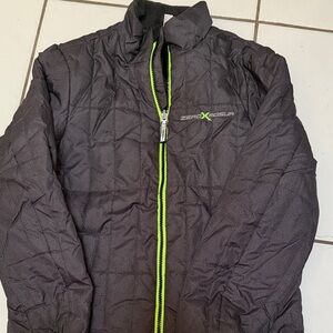 ZeroXposur Charcoal Jacket with Lime Accents